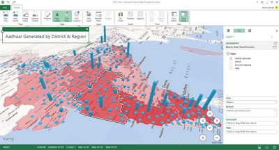 Obr. 1: Novinka od Microsoftu v oblasti self-service BI a vizualizac - Power Map 